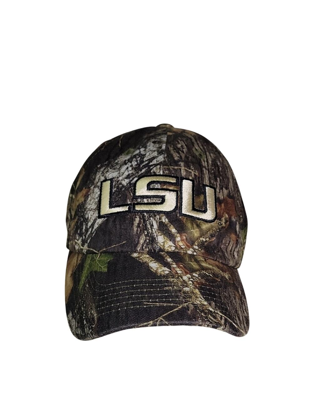 Captivating Headgear LSU Tigers Camo Strap Back Hat